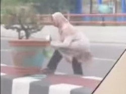 Polisi Sebut Pelaku yang Hancurkan Pot di Flyover Polda Sumsel Emosi Diejek