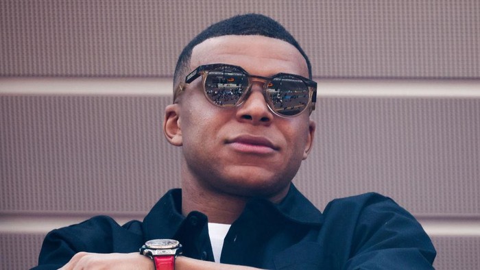 Kylian Mbappe is seen before the F1 Grand Prix of Monaco at Circuit de Monaco on May 26, 2024 in Monte-Carlo, Monaco.  (Photo by Beata Zawrzel/NurPhoto via Getty Images)