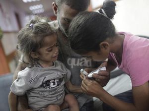 Kelaparan hingga Penyakit Menular Hantui Anak-anak Gaza