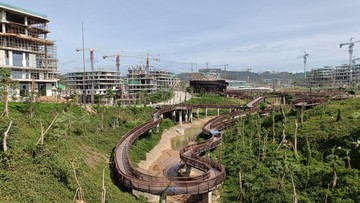 Proyek IKN Dibangun Pakai Semen Rendah Emisi Karbon