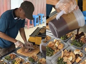 Tahu Bakar Bumbu Rujak Viral Diantre, Begini Racikannya