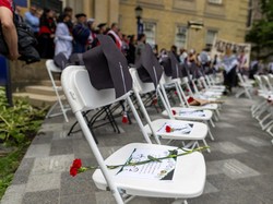 Pilu! Kursi Kosong Wisuda untuk Korban Gaza di Universitas Toronto