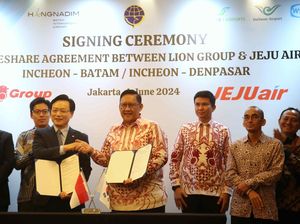 Lion Group MoU dengan Jeju Air, Terbangi Rute Incheon-Batam & Incheon-Denpasar Lion Group MoU dengan Jeju Air, Terbangi Rute Incheon-Batam & Incheon-Denpasar