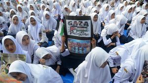 Pelajar di Aceh Gelar Doa Bersama untuk Palestina