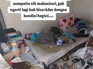 Viral Penampakan Kamar Kost Penuh Sampah dan Bau, Penghuninya Kok Bisa Tidur