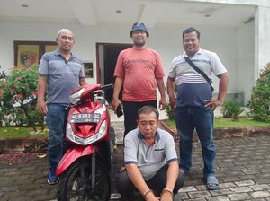 Pria di Gresik Diringkus Saat Antarkan Anak Pakai Motor Curian Pria di Gresik Diringkus Saat Antarkan Anak Pakai Motor Curian