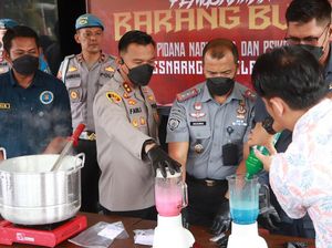 Polisi Musnahkan 1,6 Kg Sabu Jaringan Internasional di Karimun