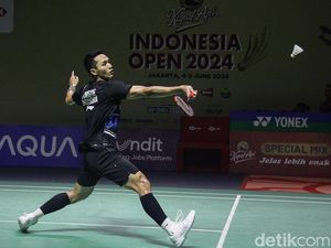 Jojo Kalah, Tunggal Putra RI di Indonesia Open 2024 Habis
