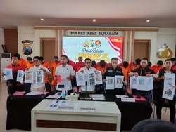 21 Bandit Jalanan di Surabaya Diringkus Selama 3 Hari Terakhir