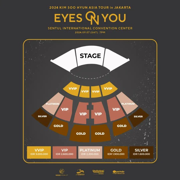 Kategori dan Harga Tiket Fan Meeting Kim Soo Hyun/Foto: Unusual Entertainment