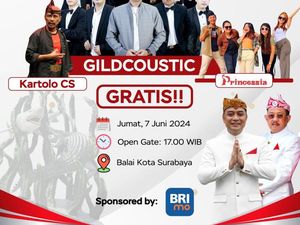 Konser Puncak Hari Jadi Surabaya ke-731 Dimeriahkan Gildcoustic Konser Puncak Hari Jadi Surabaya ke-731 Dimeriahkan Gildcoustic