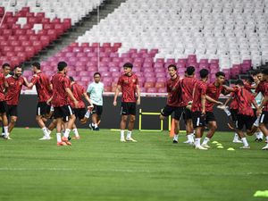 Ada Nobar Indonesia Vs Irak Depan Balai Kota Solo, Begini Rekayasa Lalinnya