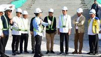 Momen Mendag Zulhas Dampingi Jokowi Groundbreaking Infrastruktur IKN