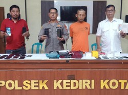Maling Ponsel Spesialis Konser Musik di Kediri Ditangkap