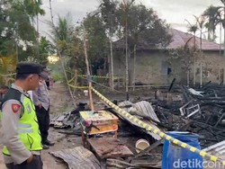 2 Rumah di Palembang Ludes Dilalap Api, Diduga dari Lilin Saat Listrik Padam
