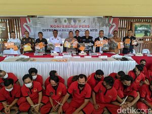 Polda NTB Ringkus 24 Tersangka Narkoba, Setengahnya Residivis