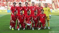 Dalam pertandingan ini, Indonesia menurunkan Ernando Ari, Shayne Pattynama, Nathan Tjoa A On, Jordi Amat, Justin Hubner, Rizky Ridho, Sandy Walsh, Thom Haye, Marselino Ferdinan, Ragnar Oratmangoen, dan Rafael Struick.