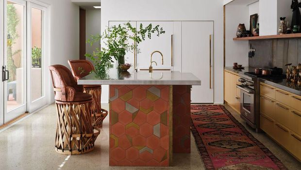 Inspirasi kitchen island/Douglas Friedman via Elle Decor Inspirasi kitchen island.