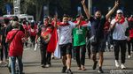 Jelang Indonesia Vs Irak, Suporter Timnas Merahkan SUGBK