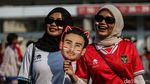 Jelang Indonesia Vs Irak, Suporter Timnas Merahkan SUGBK