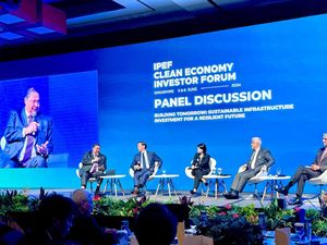 Di Forum IPEF Singapura, Airlangga Bicara Upaya RI Dukung Investasi Hijau Di Forum IPEF Singapura, Airlangga Bicara Upaya RI Dukung Investasi Hijau