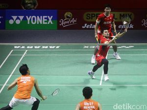 Leo/Daniel Terhenti di Babak 16 Besar Indonesia Open 2024