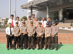 89 Personel Polres Jakbar Terima Penghargaan, Ini Daftarnya