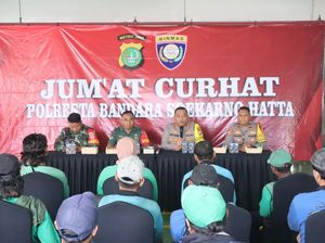 Bertemu Pekerja Kargo, Kapolres Soetta Dicurhati Masalah Sampah