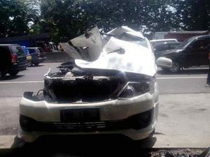 Petaka Fortuner Renggut Nyawa Istri Disaksikan Suami di KM 13 Tol Waru