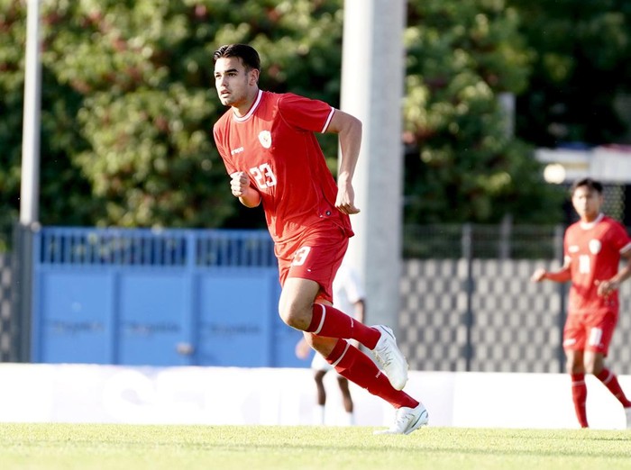 Pemain Timnas Indonesia U-20 Jens Raven.