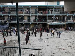 Kondisi Sekolah UNRWA di Gaza Tengah yang Diserang Israel