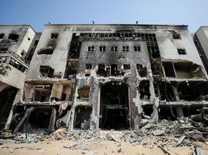 RS Al Shifa di Gaza Mulai Diperbaiki Seusai Hancur Diserang Israel RS Al Shifa di Gaza Mulai Diperbaiki Seusai Hancur Diserang Israel