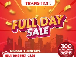 TV LED 50 UHD Smart TV di Transmart Full Day Sale Diskon Terus!