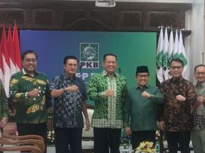Cak Imin Sambut Kedatangan Pimpinan MPR, Ada Bamsoet-Basarah Cak Imin Sambut Kedatangan Pimpinan MPR, Ada Bamsoet-Basarah
