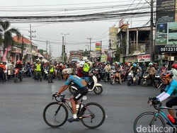 Polresta Sidoarjo Amankan Jalur Tour de Panderman 2024