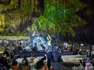 Tamu Undangan Dijamu di Lokasi Bekas Tambang Batu Saat HUT Apkasi ke-24