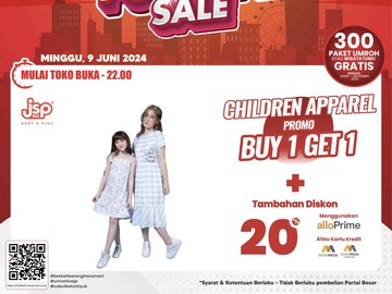 Baju Anak Banjir Diskon di Transmart Full Day Sale, Besok Merapat Bun!