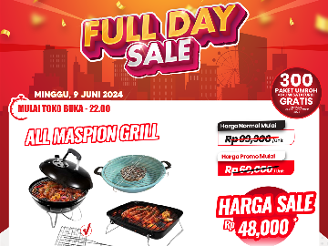 Panggangan Murah Meriah Mulai Rp 48 Ribu Cuma di Transmart Full Day Sale