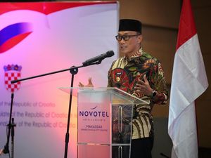 Pj Gubernur Sulsel Zudan Arif Resmikan Kantor Konsulat Kroasia di Makassar