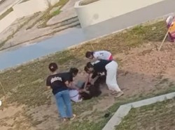 Heboh Duel Remaja Putri di Kawasan OPI Jakabaring, Diduga Rebutan Kekasih