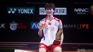 China Rebut Juara Tunggal Putri Indonesia Open 2024