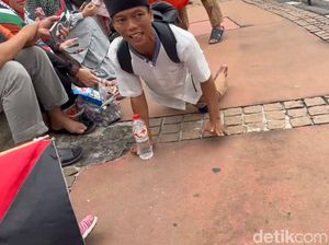 Cerita Egi, Disabilitas Asal Banten Ikut Aksi Bela Palestina di Jakpus