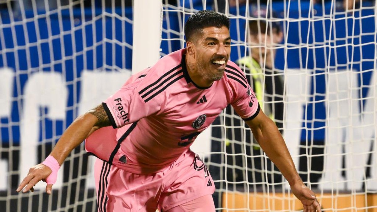 Suarez kembali menunjukkan ketajaman bersama Inter Miami. Foto: Getty Images/Minas Panagiotakis