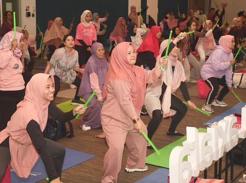Pound Fit bersama Komunitas Ibu Hebat