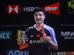 Shi Yu Qi Juara Tunggal Putra Indonesia Open 2024