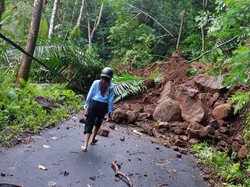 Bencana Terus Terjang Karangasem meski Intensitas Hujan Turun