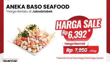 Ayo Diborong Bun, Aneka Bakso Seafood Cuma Rp 6 Ribuan/100 Gram