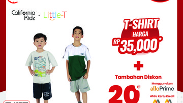 Cuma di Transmart Full Day Sale, Baju Anak Rp 35 Ribuan + Diskon 20%