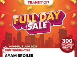 Transmart Full Day Sale! Ayam Broiler Cuma Rp 27.600/Ekor