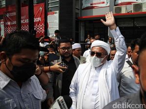 Pesan Habib Rizieq ke Massa Aksi Bela Palestina di Depan Kedubes AS